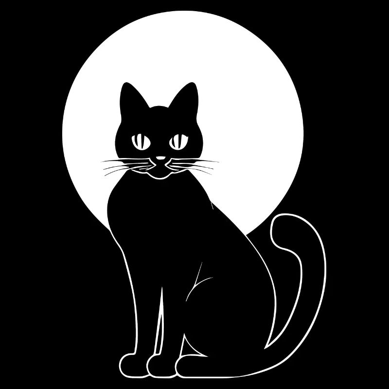 Drôle de chat Silhouette Cheeky Fun Cats
