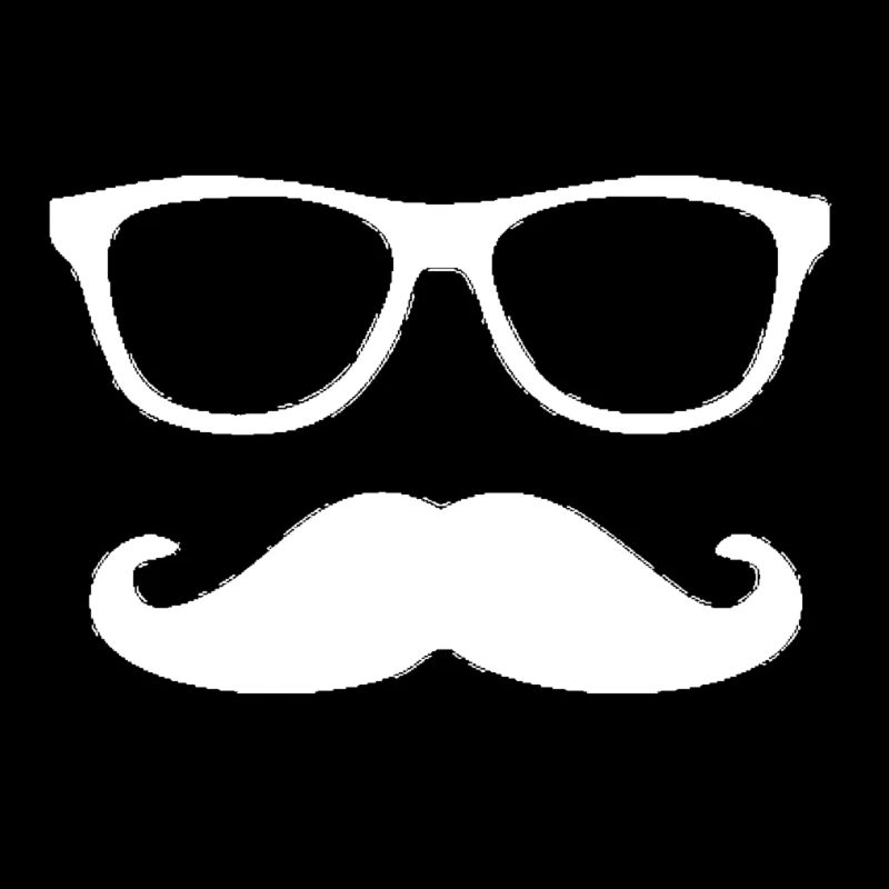 Brille und Bart