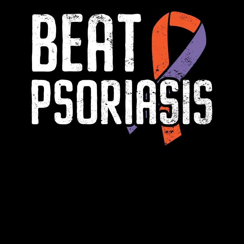 Schlagen Sie Psoriasis Hautkrankheit Psoriasis Bewusstsein