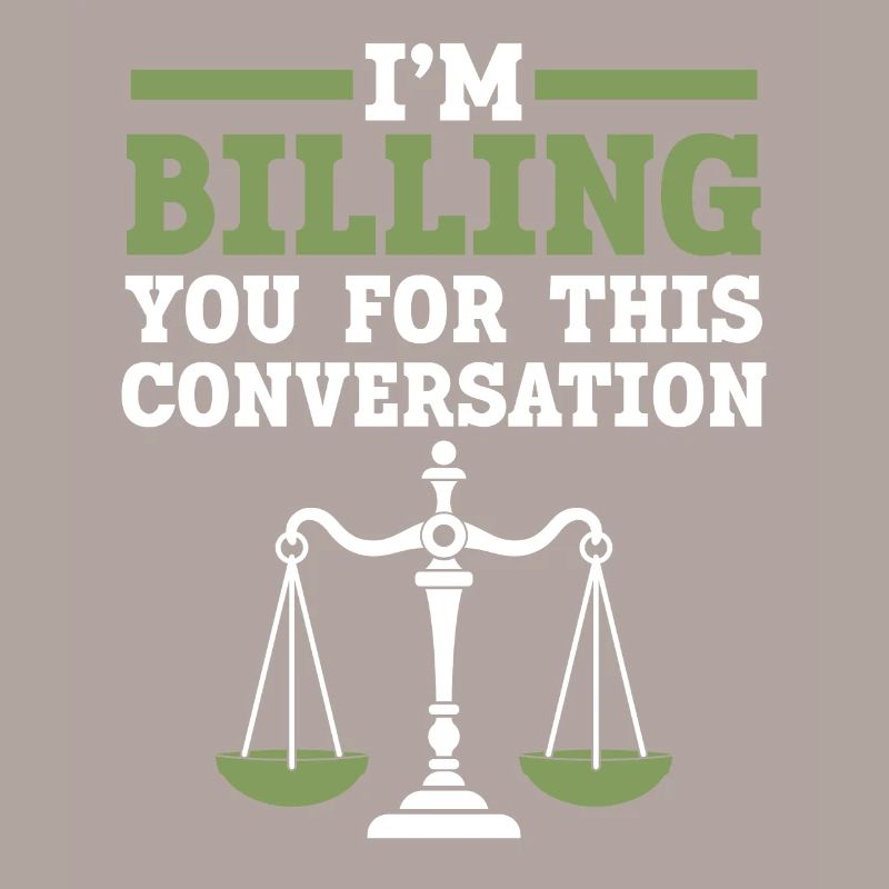 Je vous facture pour cet avocat de conversation