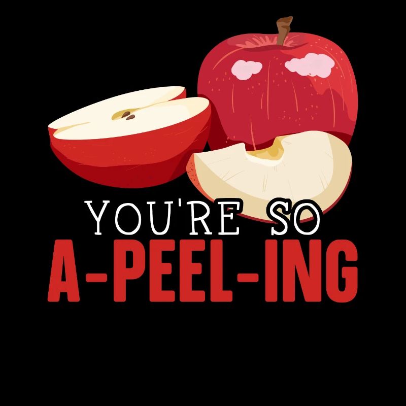 Du bist so A-Peel-ing Obstliebhaber Apfel pflücken