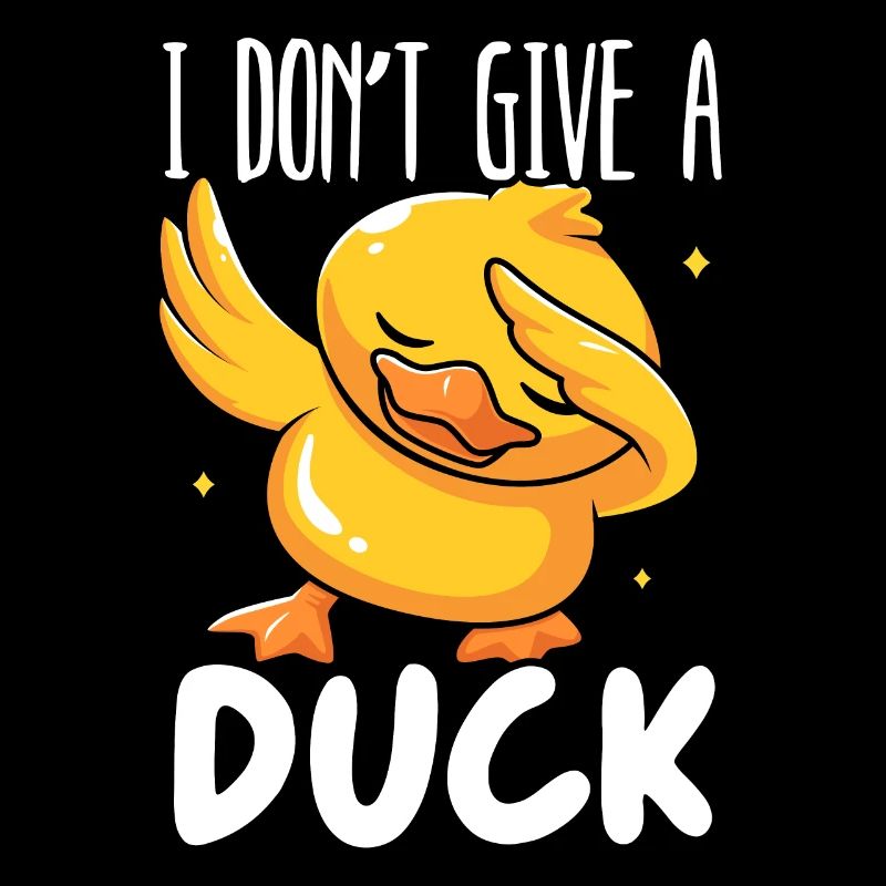Je ne donne pas à un canard chuchotant Canard Canard Oiseau Canard