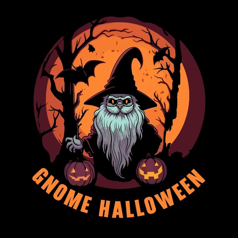 Gartenzwerg Halloween Süßes oder Saures Gärtner