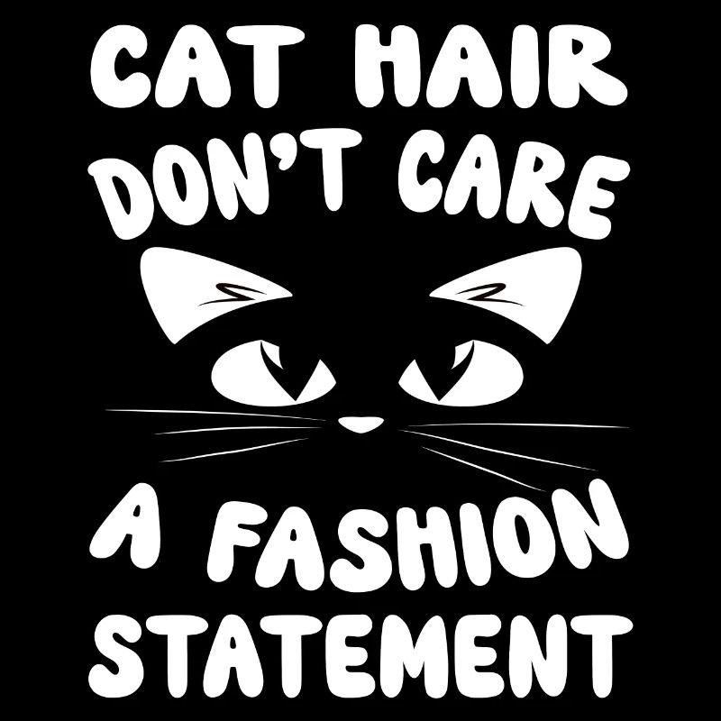 Les poils de chat ne se soucient pas d’une déclaration de mode - Katze