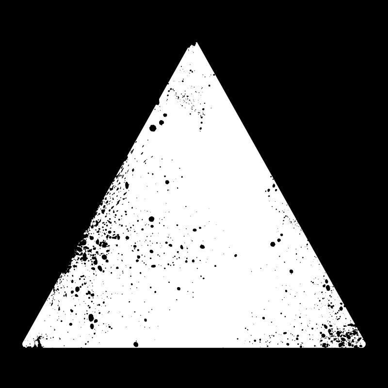 forme de triangle de hippie