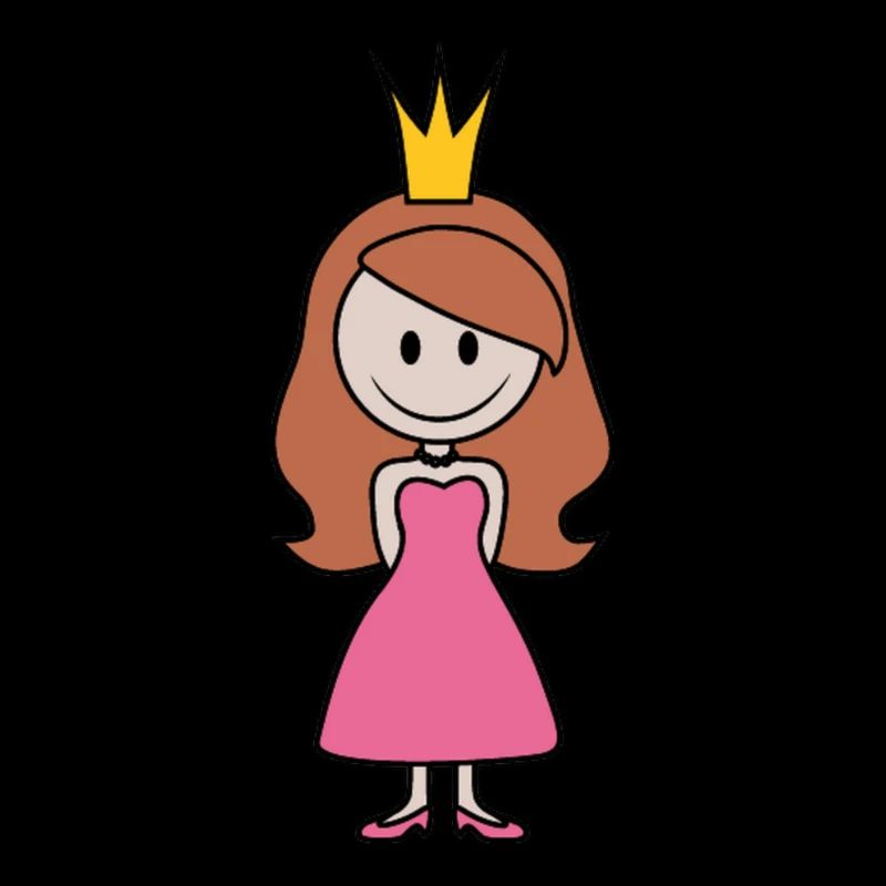 Prinzessin Comic Pink