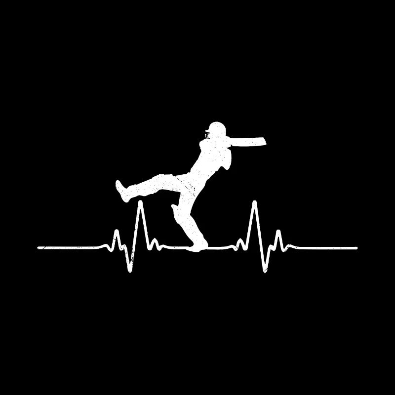 Herzschlag Cricket Spieler Geschenkidee