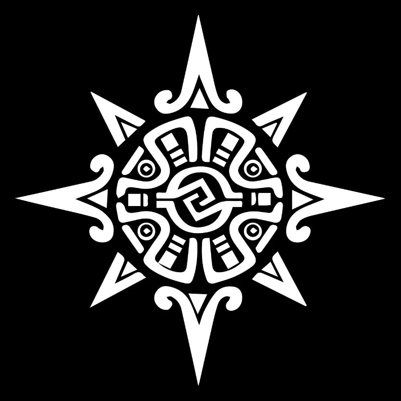 Montezuma Azteken Krieger Symbol