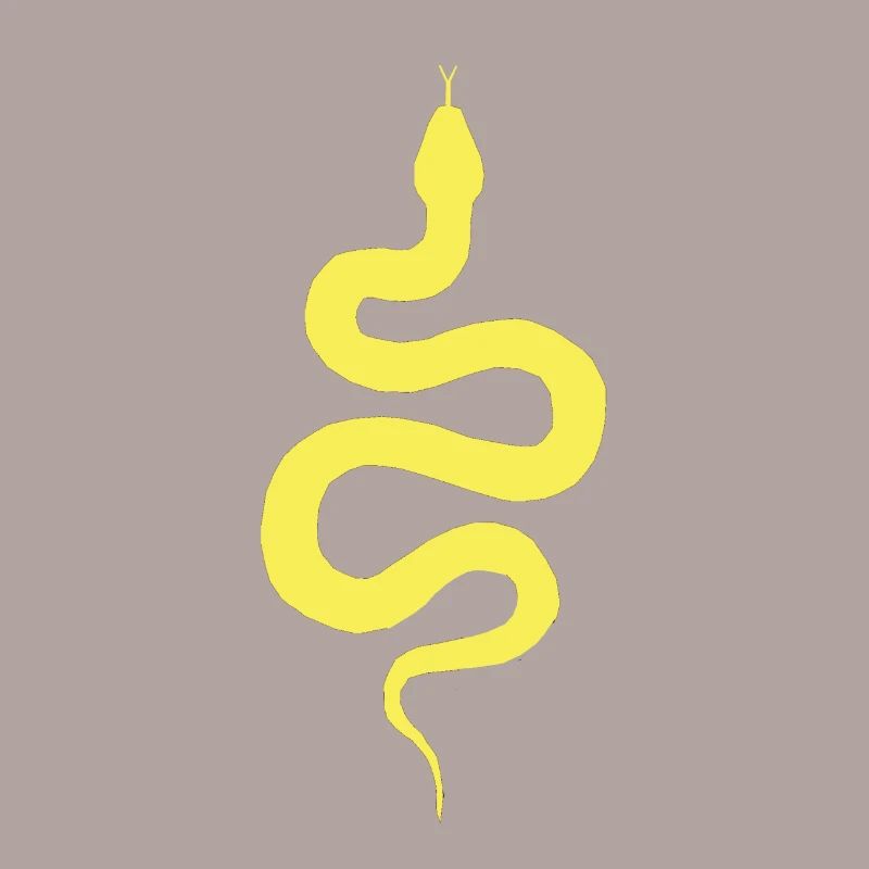 serpent jaune