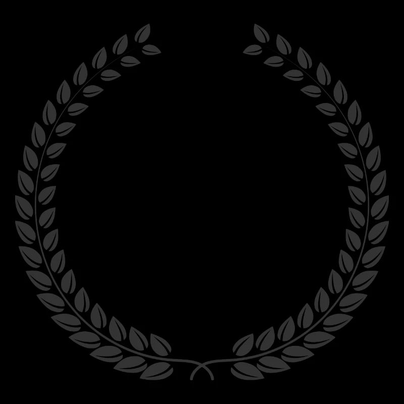 icône de couronne de laurier