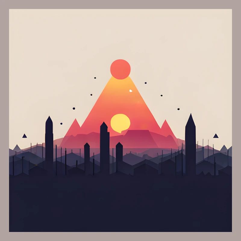 pyramide abstraite