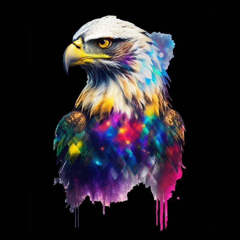 Adler Wasserfarbe