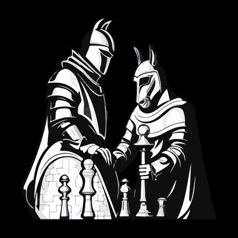 Fou et cavalier