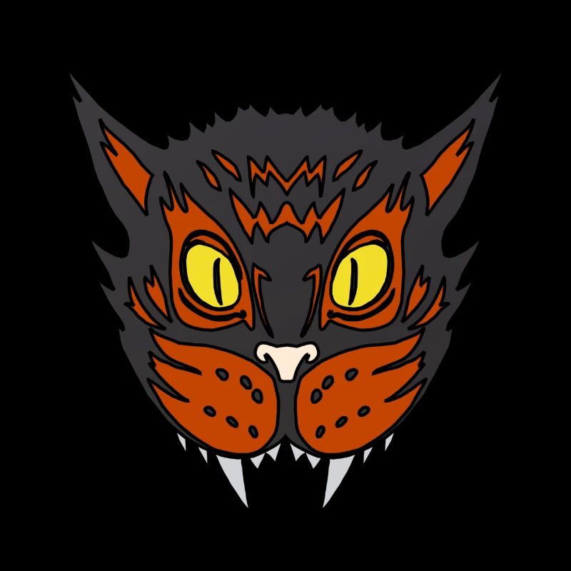 Chat effrayé