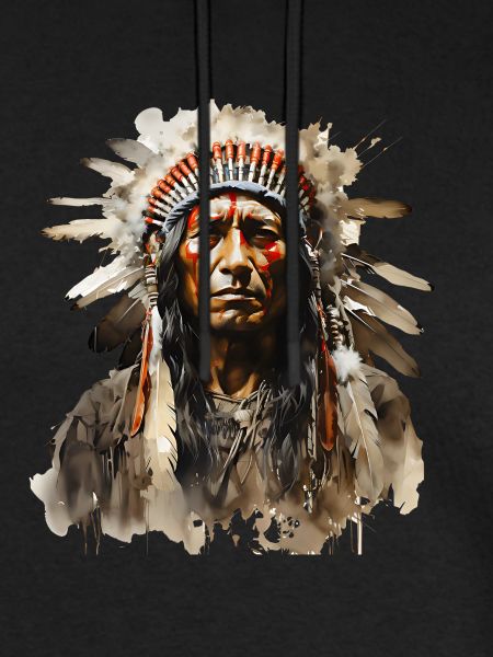 Sioux-indianere i fjerhovedbeklædning