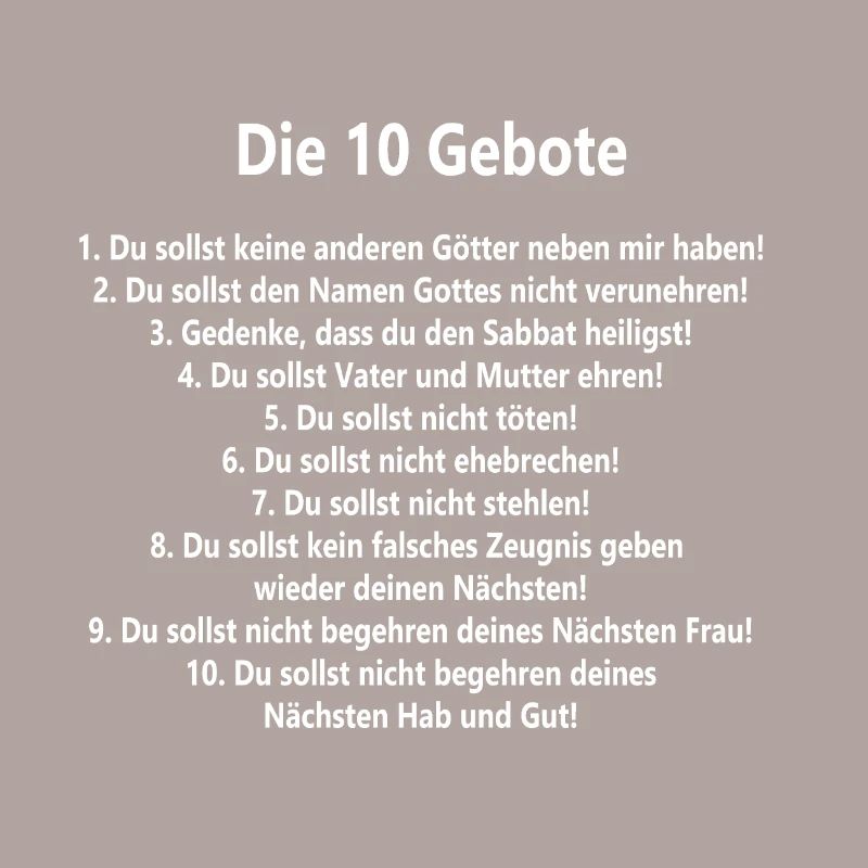 10 commandements