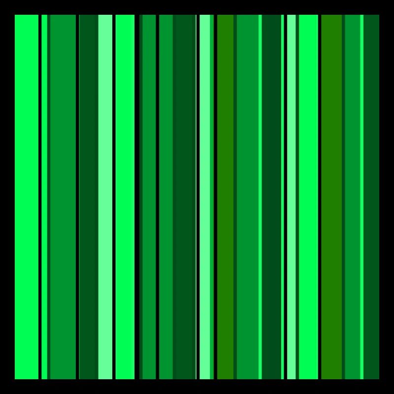Bandes verticales de différentes nuances de vert