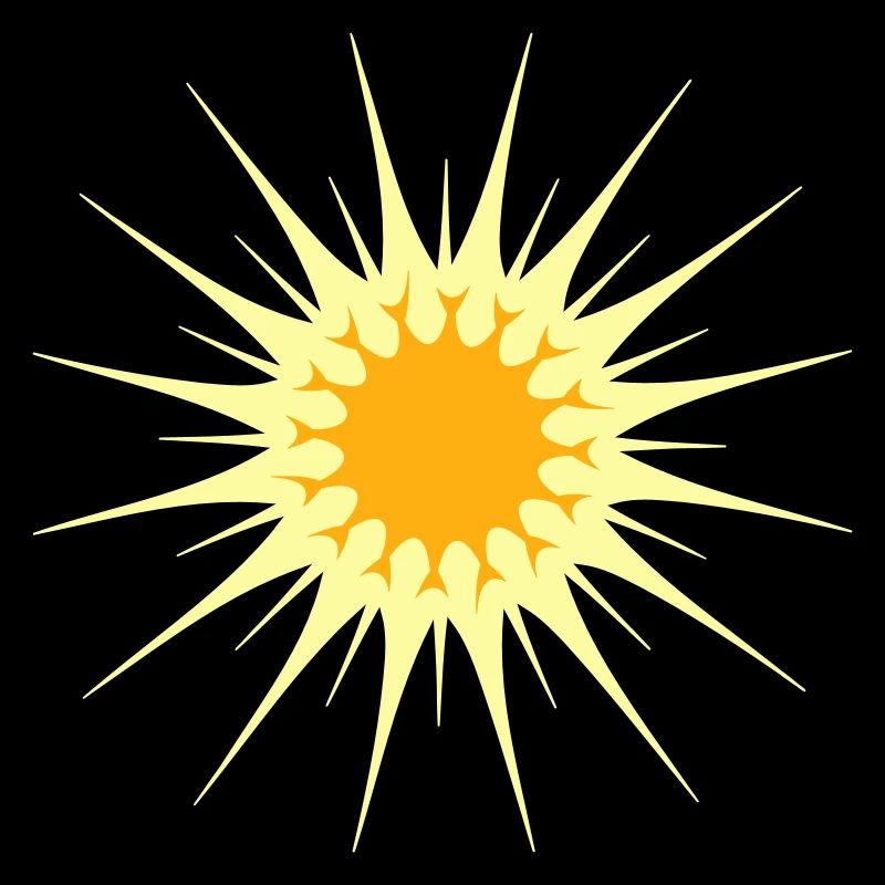 Rayons de soleil brillants Lumière Lumière Chaleur