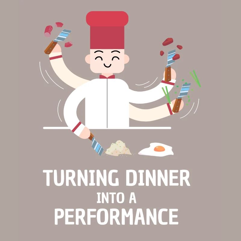 Le dîner d’Hibachi Turing se transforme en performance