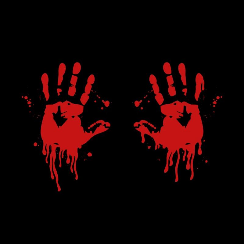 Halloween Outfit Bleeding Hands