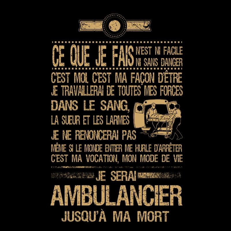 Tee Shirt Ambulancier
