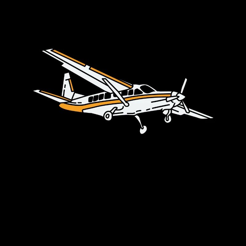 Propeller plane Aviator pilot plane