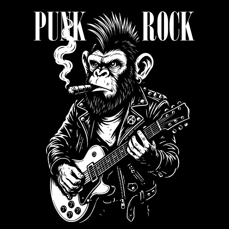 Punkrock-Affe