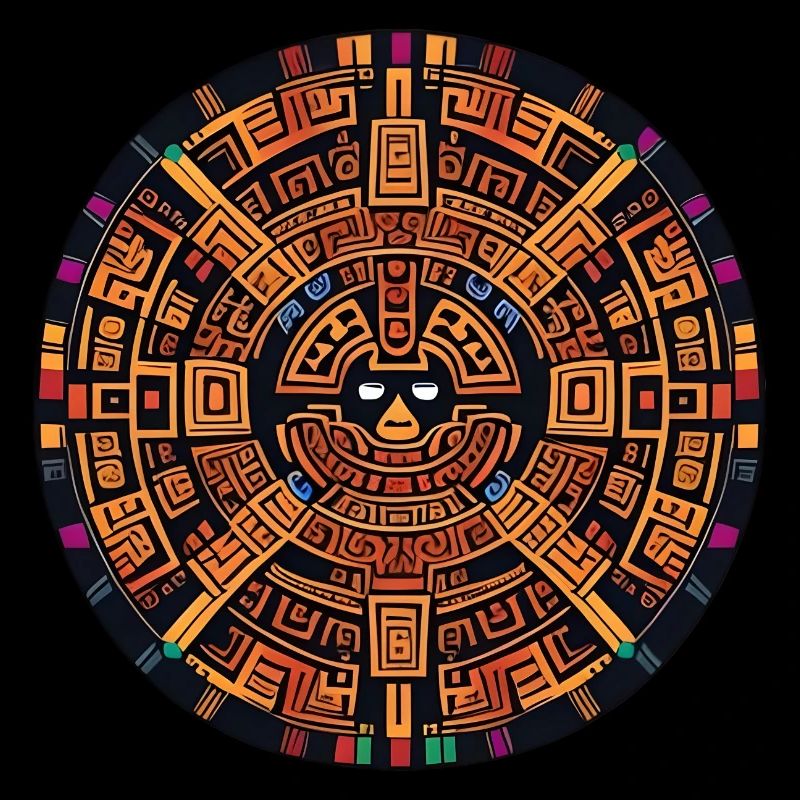 Maya-Indisches Azteken-Design