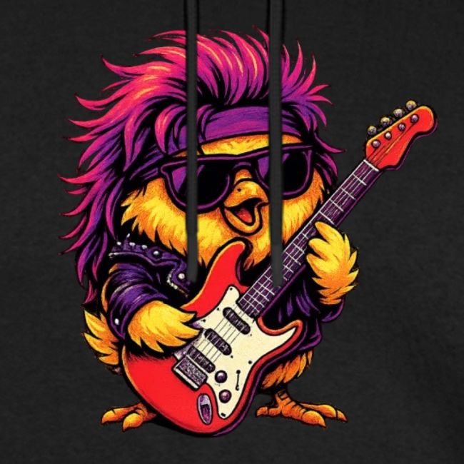 Rock Chick Retro Guitarist