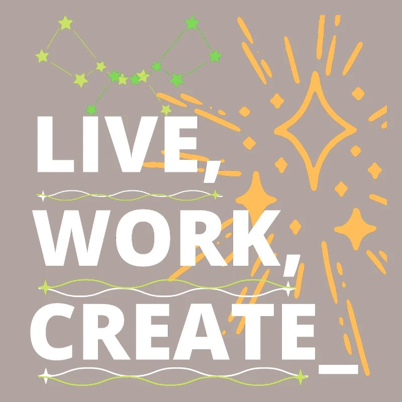 like, work, create