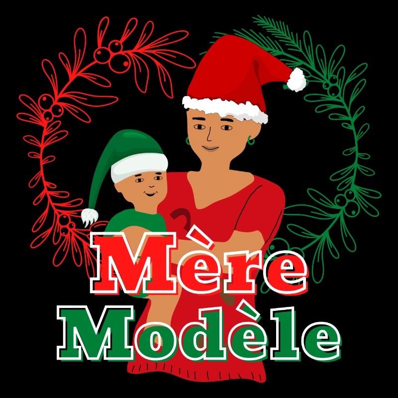 Mère Modèle fête de noël