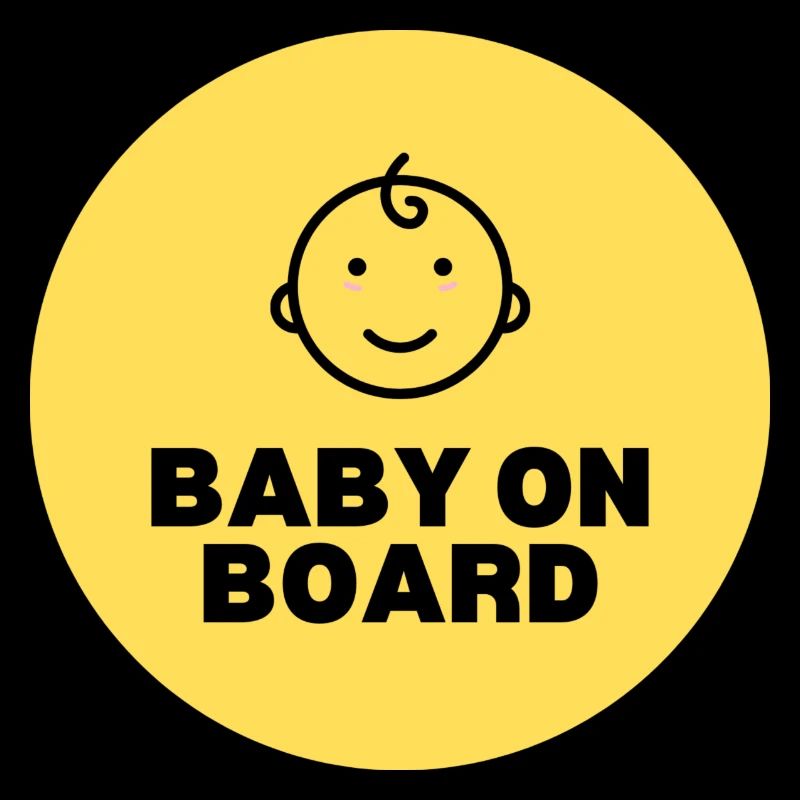 BABY ON BOARD STICKER