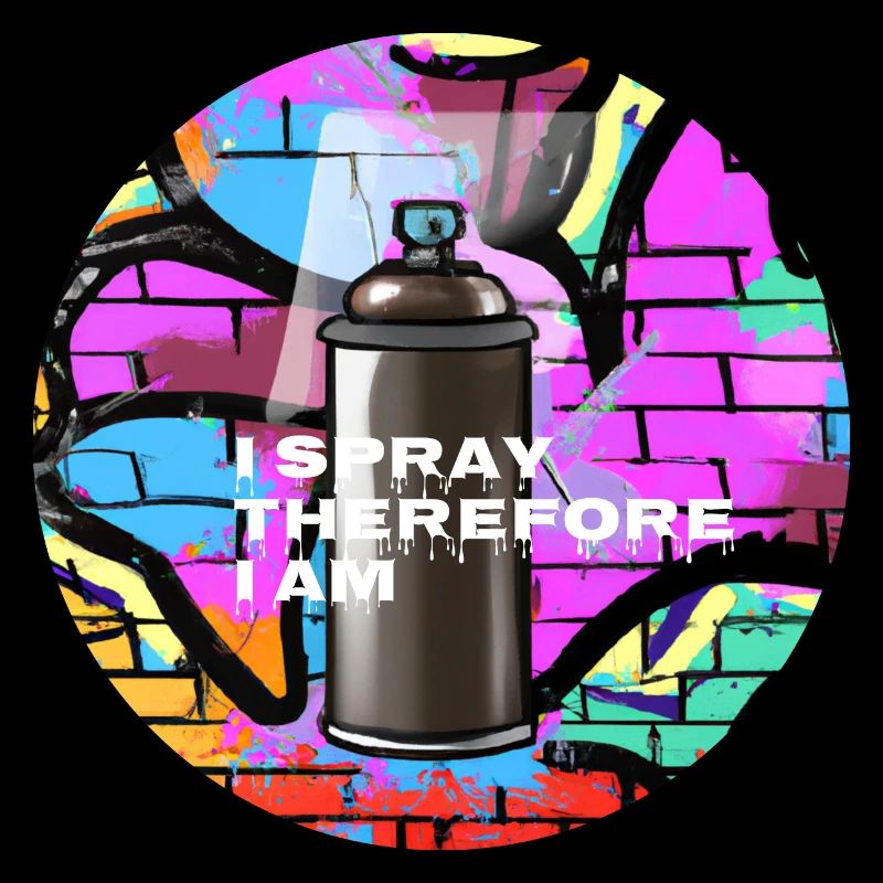 I SPRAY THEREFORE I AM - Spray can