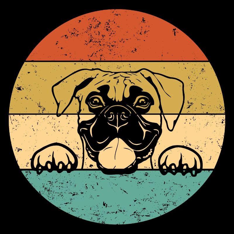 Chien boxer mignon