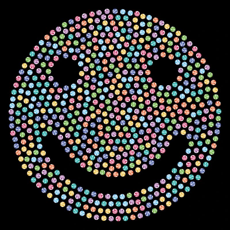 Emoji lachen bunt