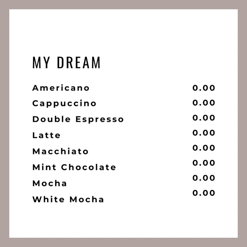 A Coffee lovers Dream