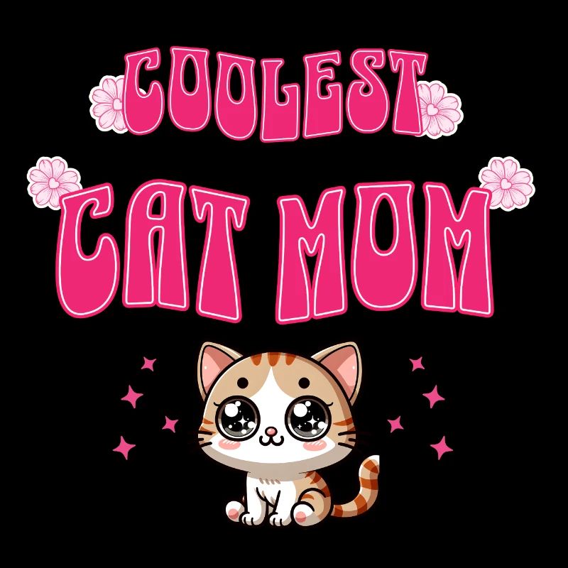 Maman chat la plus cool