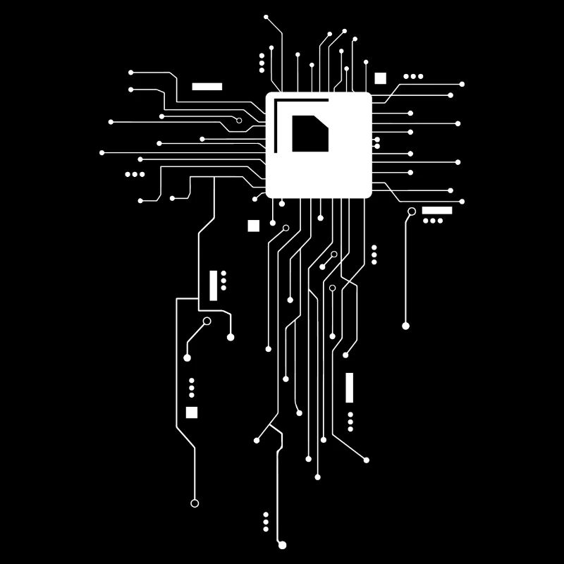CPU Technology Nerd Computer Chip Computer Scientist