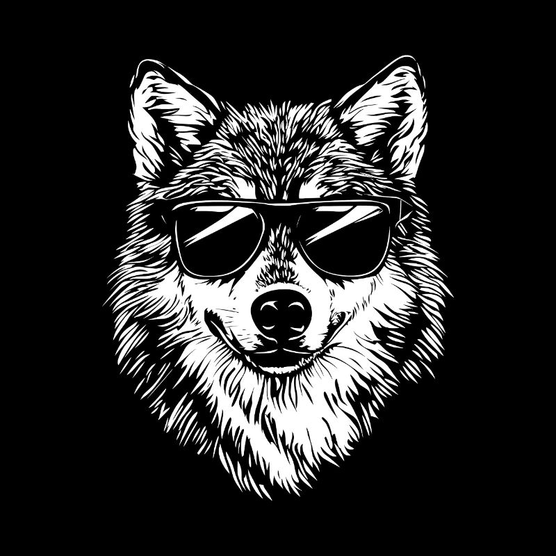 Cool Wolf Sonnenbrille Sommer