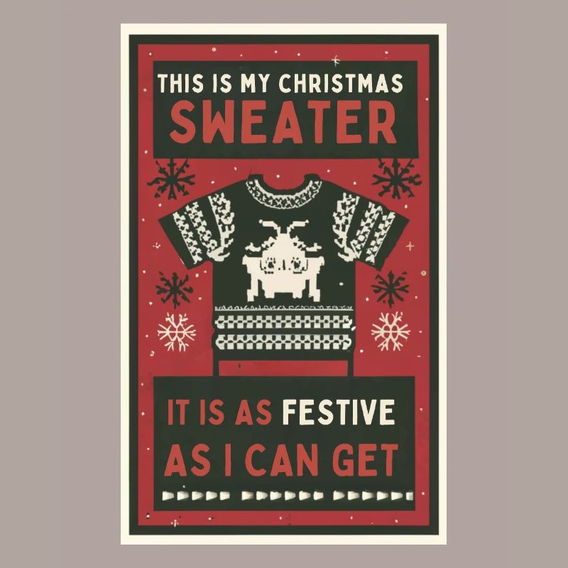 C’est mon pull de Noël.