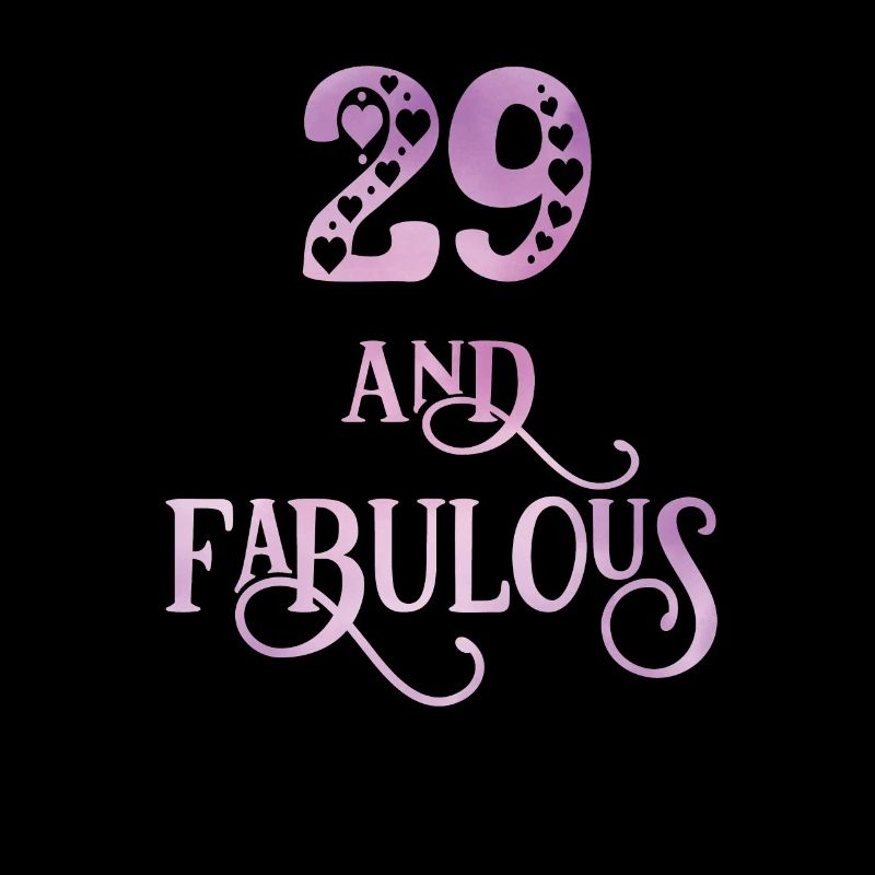 Femmes 29 ans et fabuleux 29e anniversaire