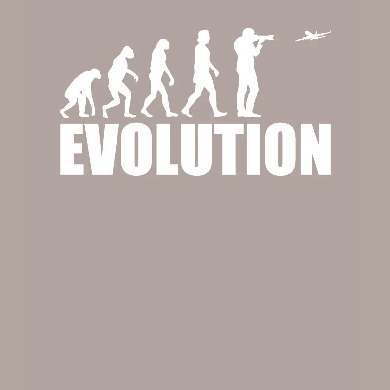 Planespotting Geschenk Evolution