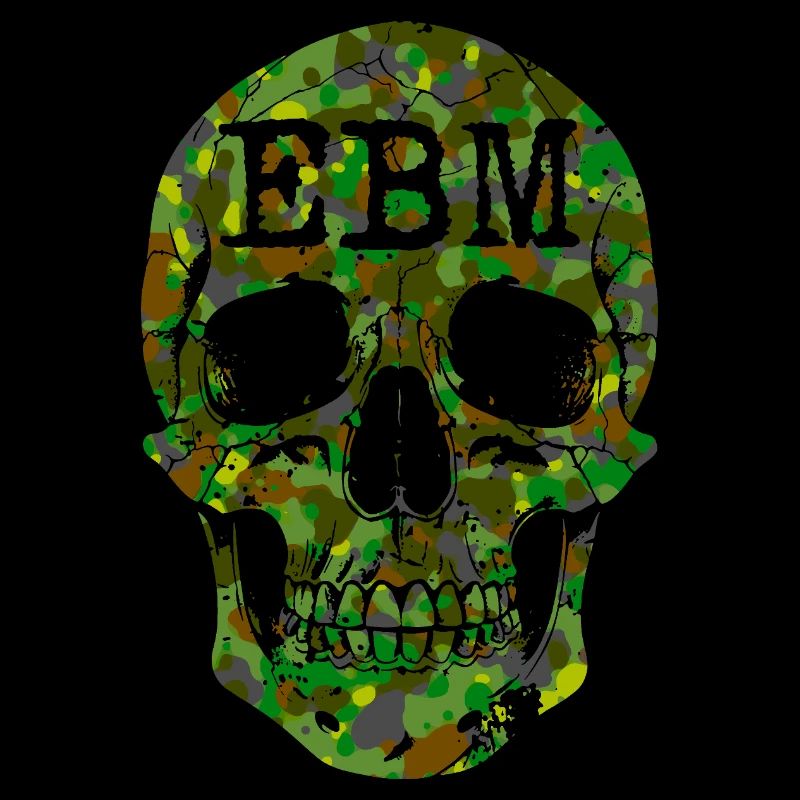 Crâne EBM Camo