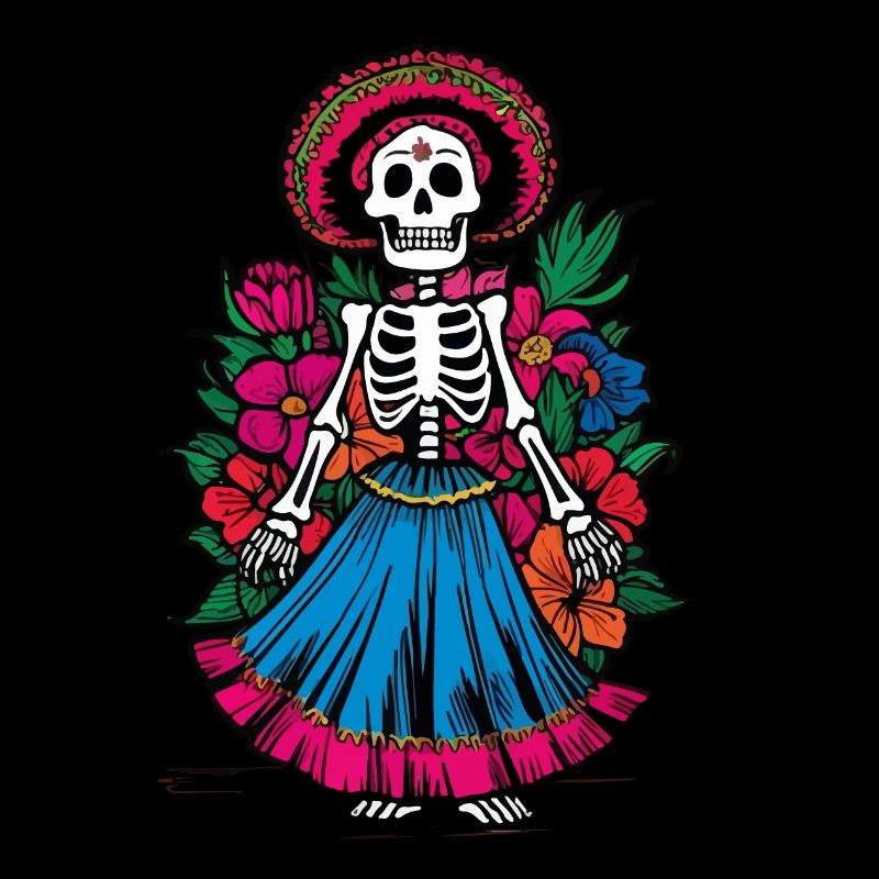 La Catrina Skelett Halloween