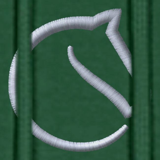 embroidered lichess logo
