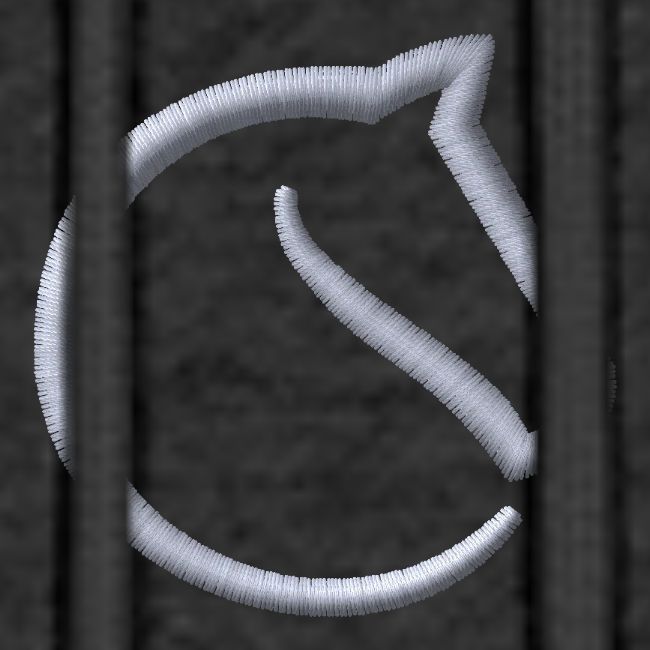 embroidered lichess logo