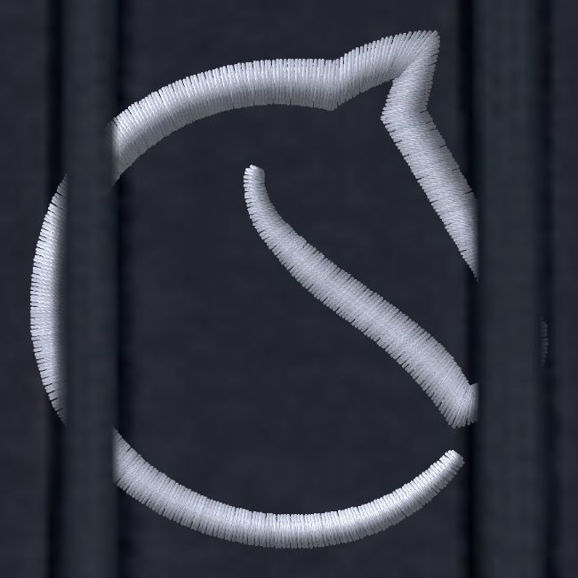 embroidered lichess logo