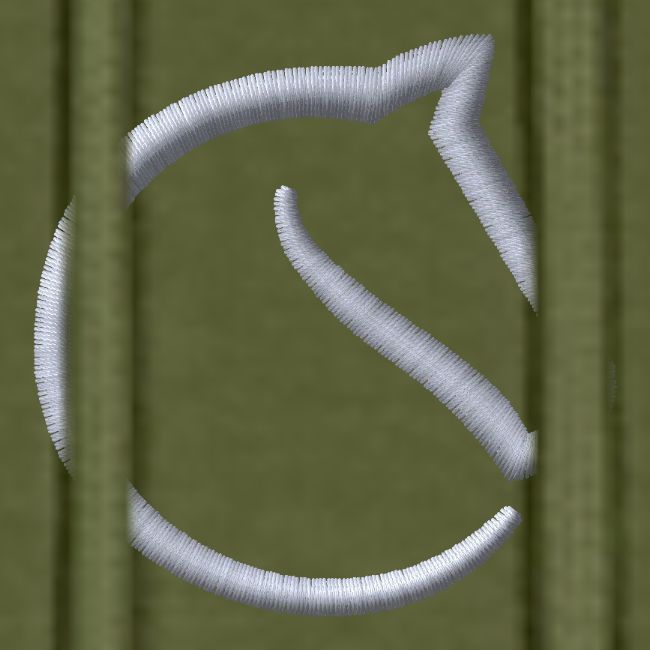 embroidered lichess logo