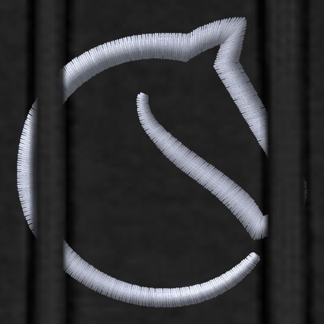 embroidered lichess logo
