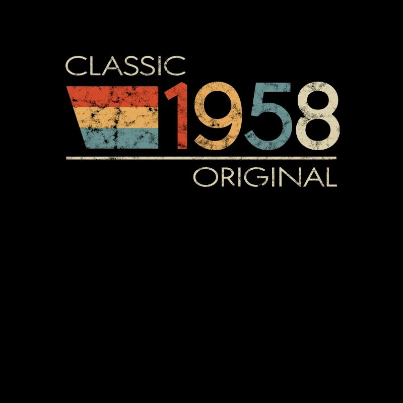 1958 anniversaire classique Original